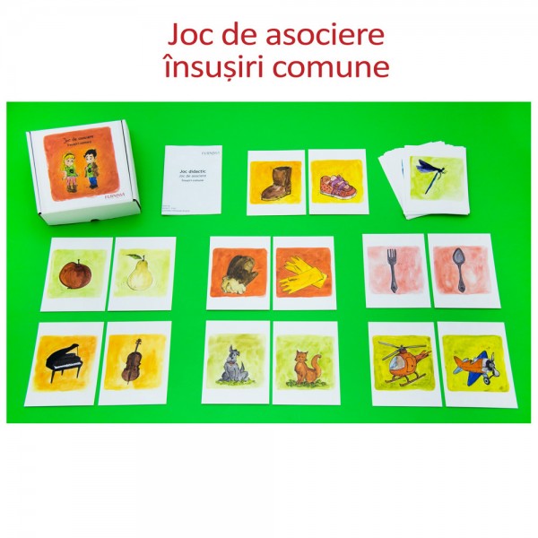 Joc de Asociere – Insusiri Comune