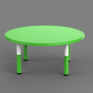 Masa Plastic Reglabila – Rotunda, Verde