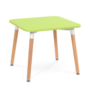 Masa pentru prescolari, patrata, h470, cadrul lemn si metal 01